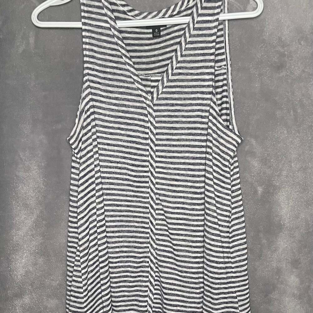 Torrid Navy/White Striped Knit Jersey Swing Tunic Tank
